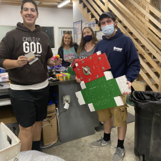 ROP Shop employees volunteer their time to help Samaritan's Purse Operation Christmas Child.