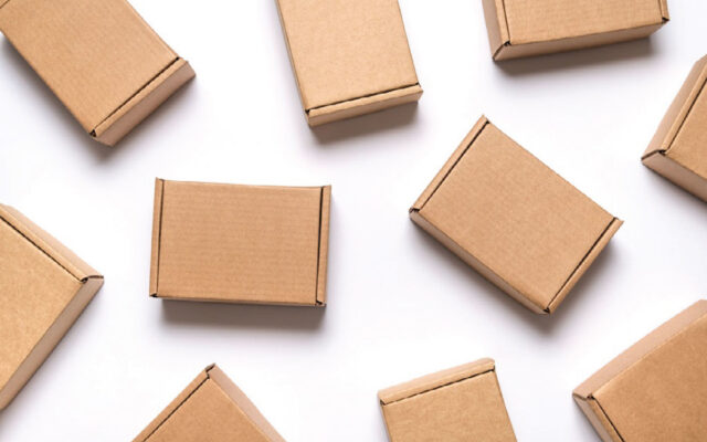 cardboard shipping boxes