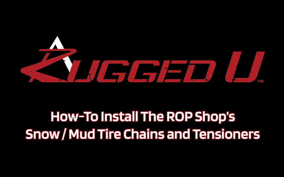 Video intro screen for Rugged U
