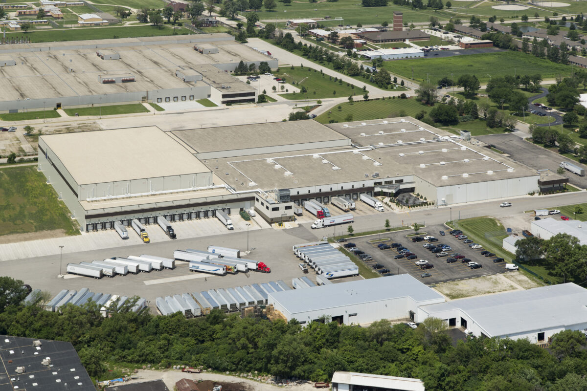 Interstate Warehousing Joliet IL Aerial