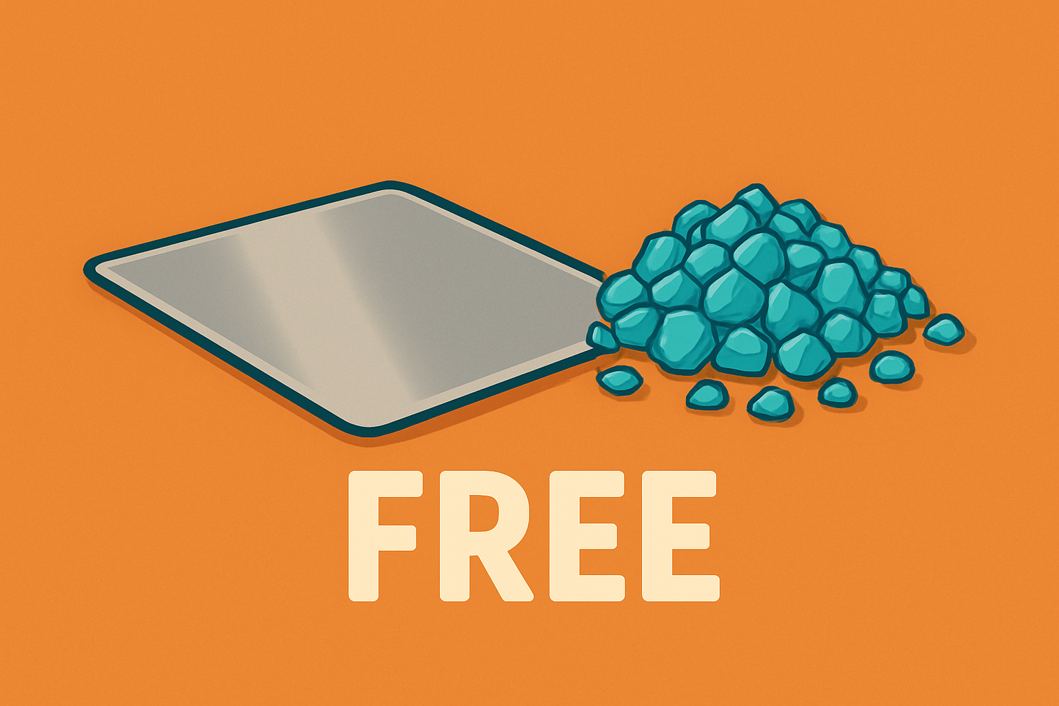 Free Burner Cover & Fire Glass
