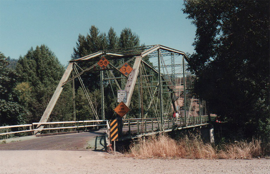 Jai Kim’s work on this historic bridge in Stuyvesant Falls, N.Y. Jai Kim working on this historic bridge in Stuyvesant Falls, N.Y.