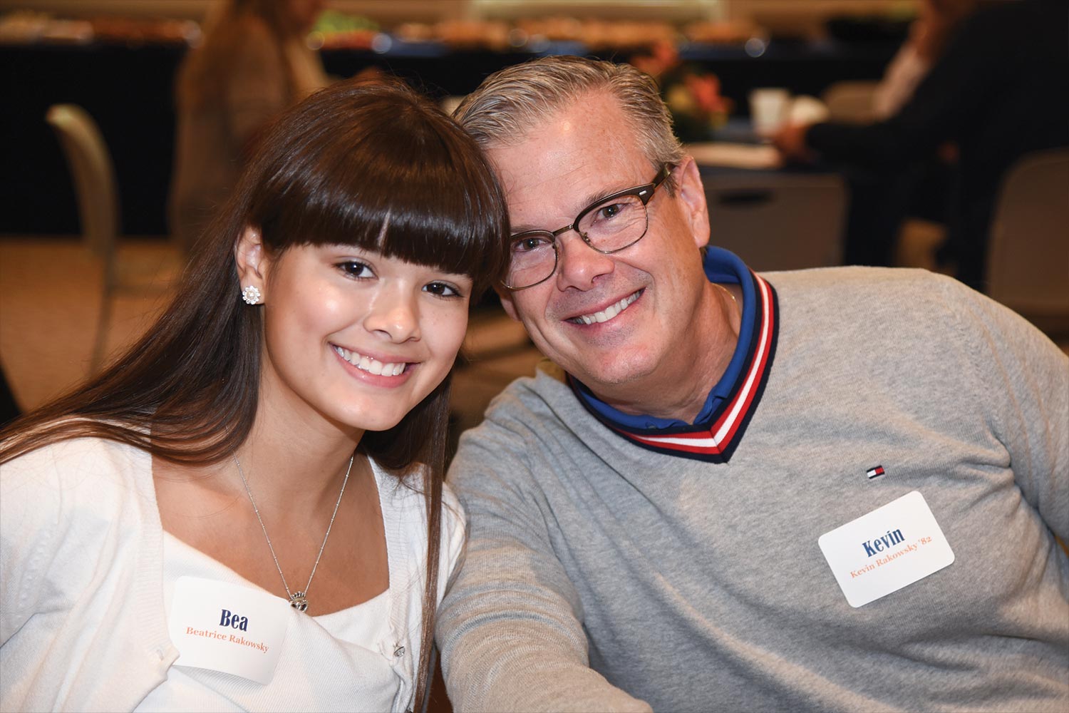 Smiling student and Alumni