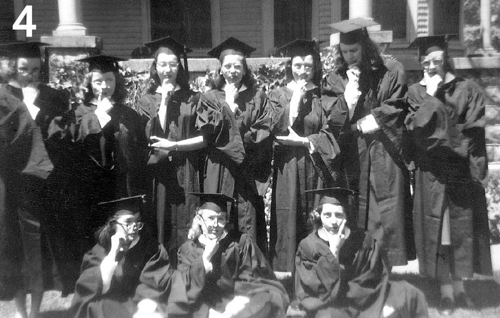 Dorothy with her fellow honors students