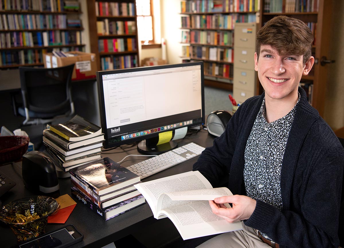 Nate Freed ’21 is in his second year as a Press intern. Nate Freed ’21