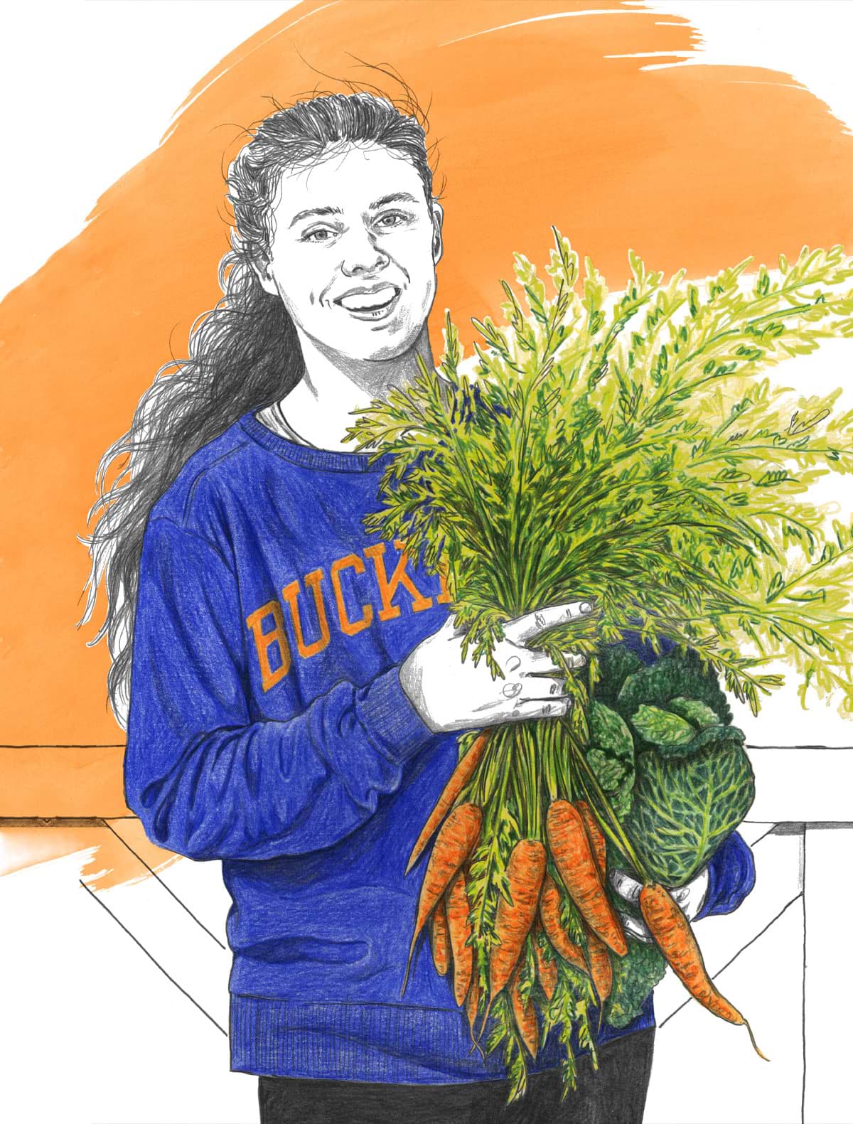 Theresa Dollar ’22 Theresa Dollar ’22 needed 75 hours of mandatory service to graduate from her high school near Damascus, Md.