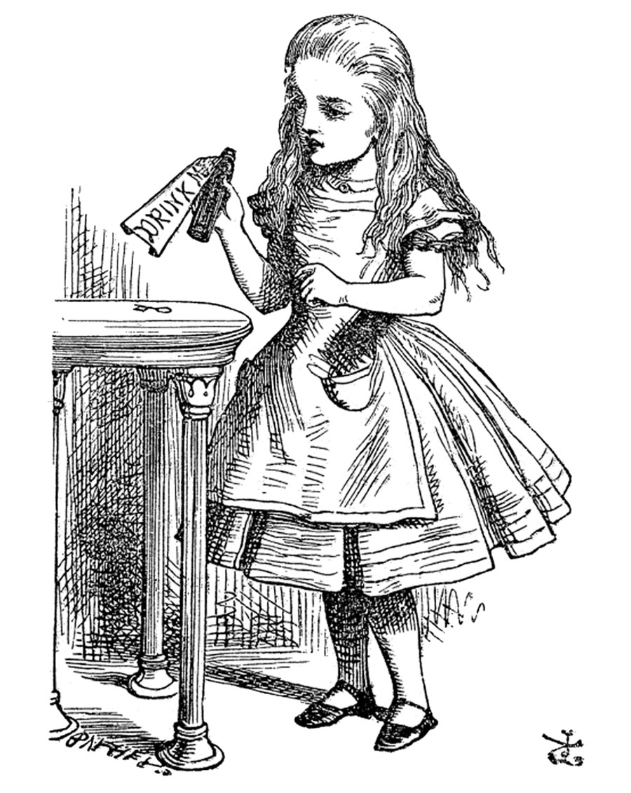 Alice's Adventures in Wonderland Illustration from Alice's Adventures in Wonderland