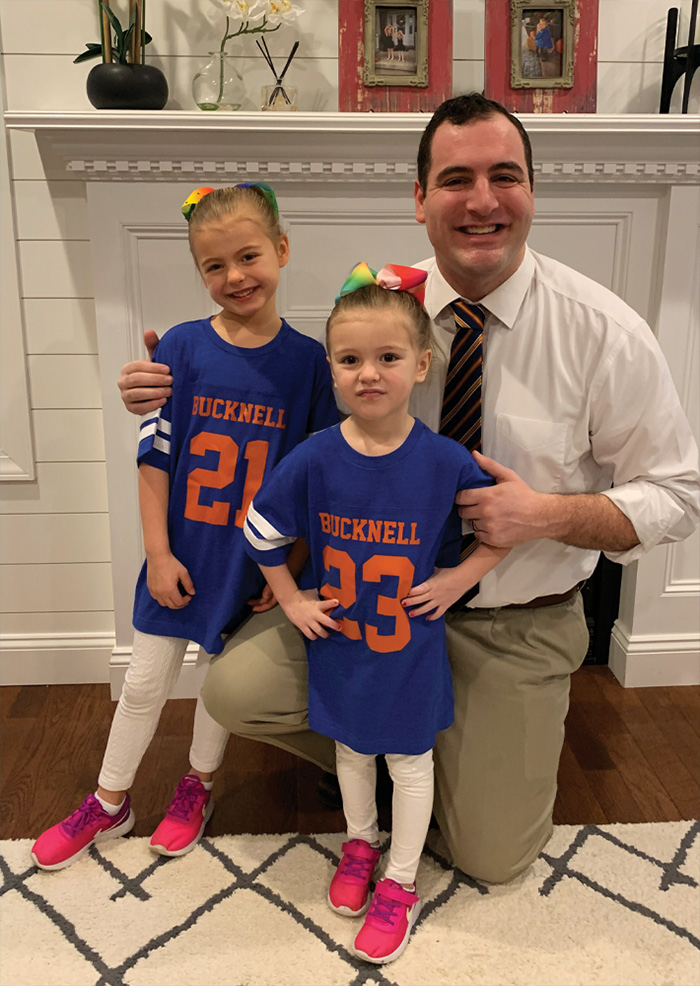 Michael Boccella and his daughters Michael Boccella