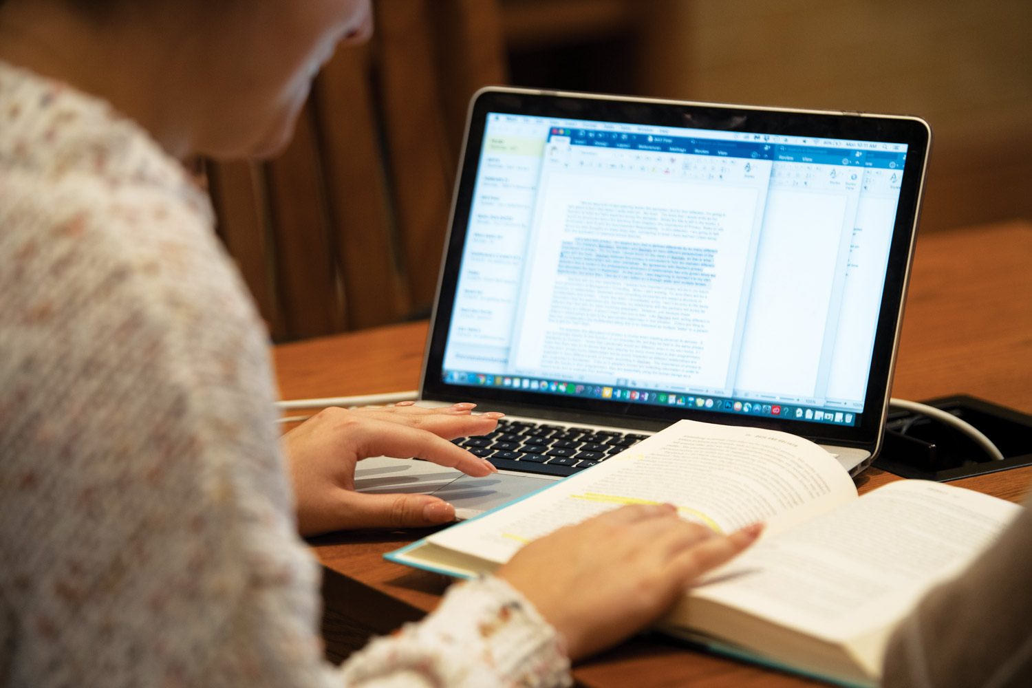 Bucknell moves to remote instruction as coronavirus spreads student working from home