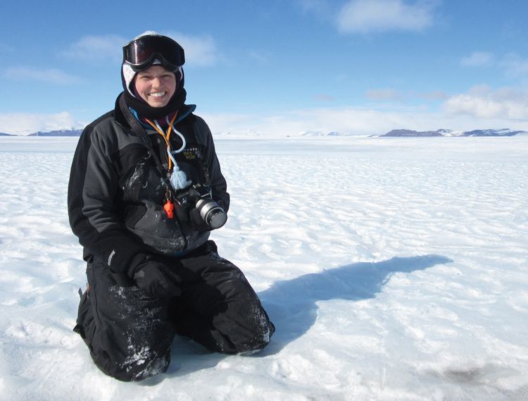 Christine Kassab '09 Christine Kassab in the Transantarctic Mountains