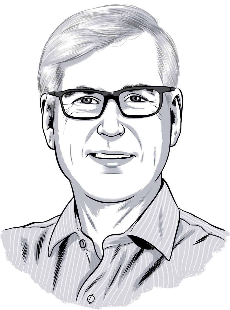 David Scadden ’75, H’08 Illustration of David Scadden ’75, H’08