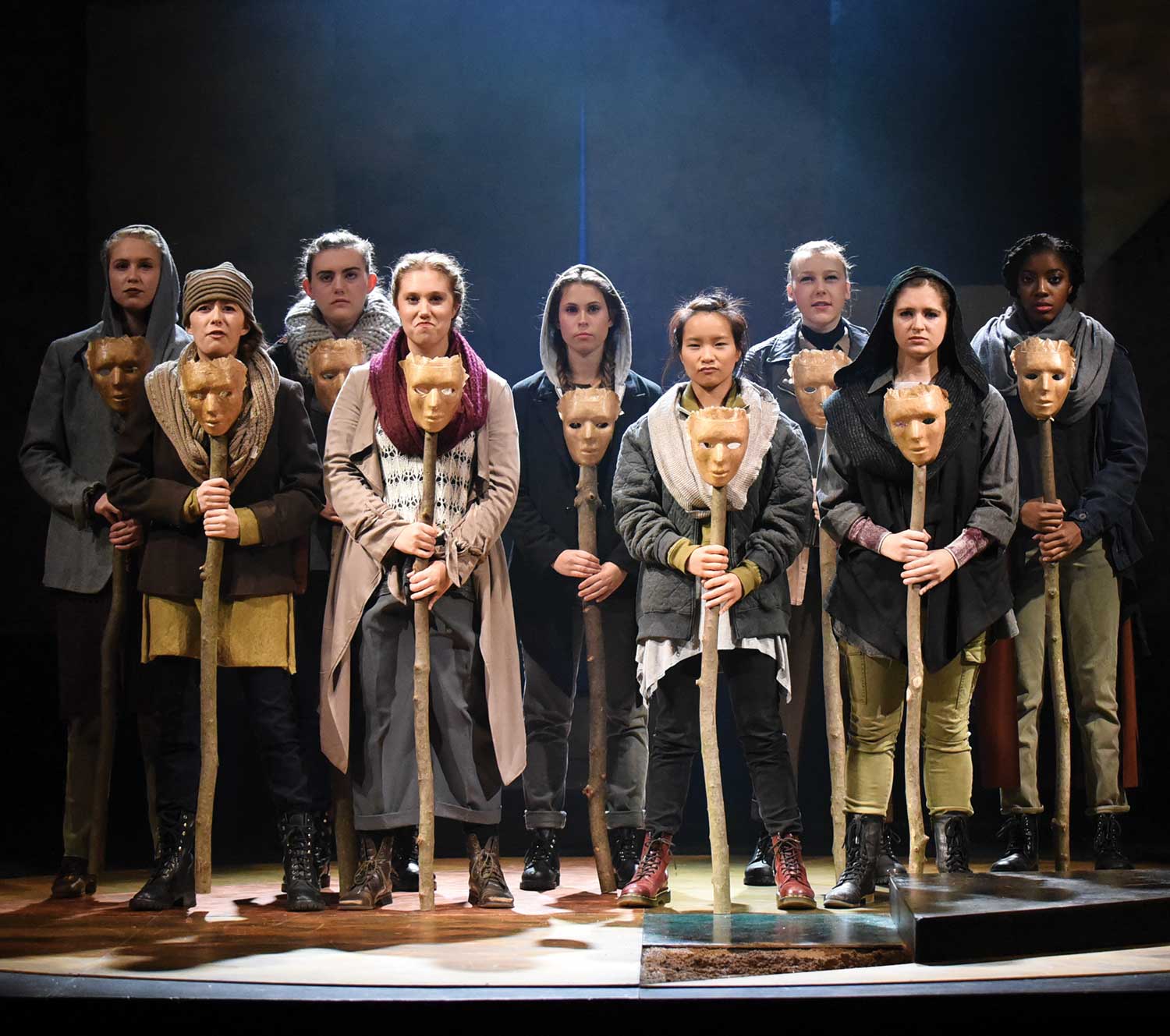 Antigone by the Department of Theatre & Dance The staging of Antigone by the Department of Theatre & Dance