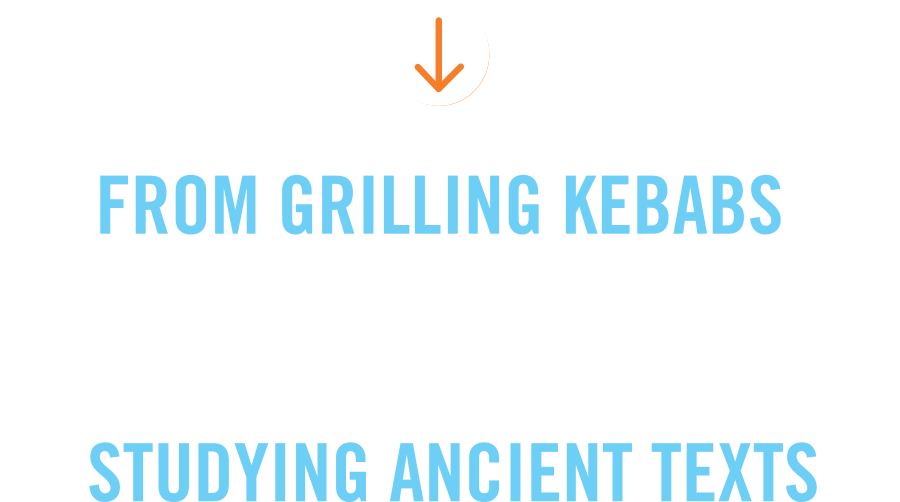 From Grilling Kebabs to Studying Ancient Texts Pathways: From Grilling Kebabs to Studying Ancient Texts