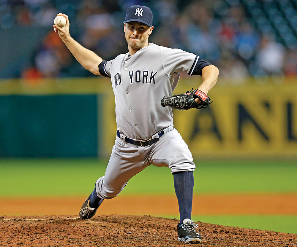 Former Yankees pitcher Matt Daley now scouts for the team. Former Yankees pitcher Matt Daley ’04 now scouts for the team.