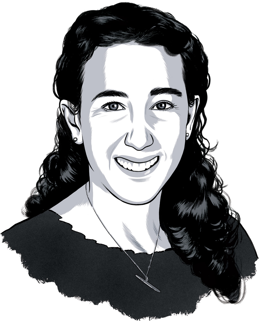 Megan Wolleben Illustration of Megan Wolleben