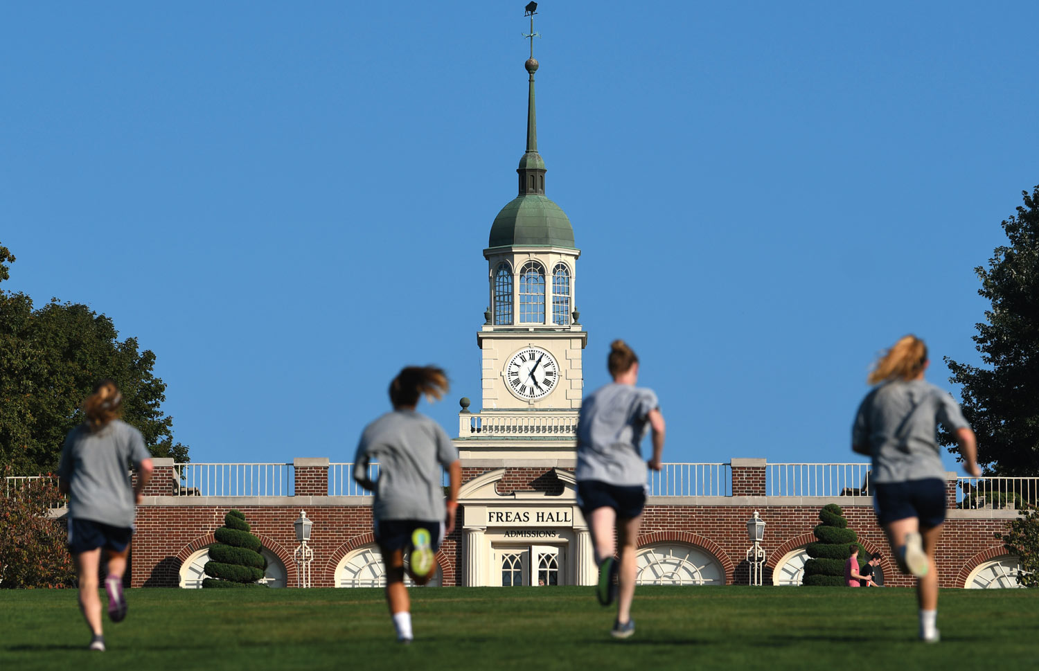 A Season Suspended students running for exercise