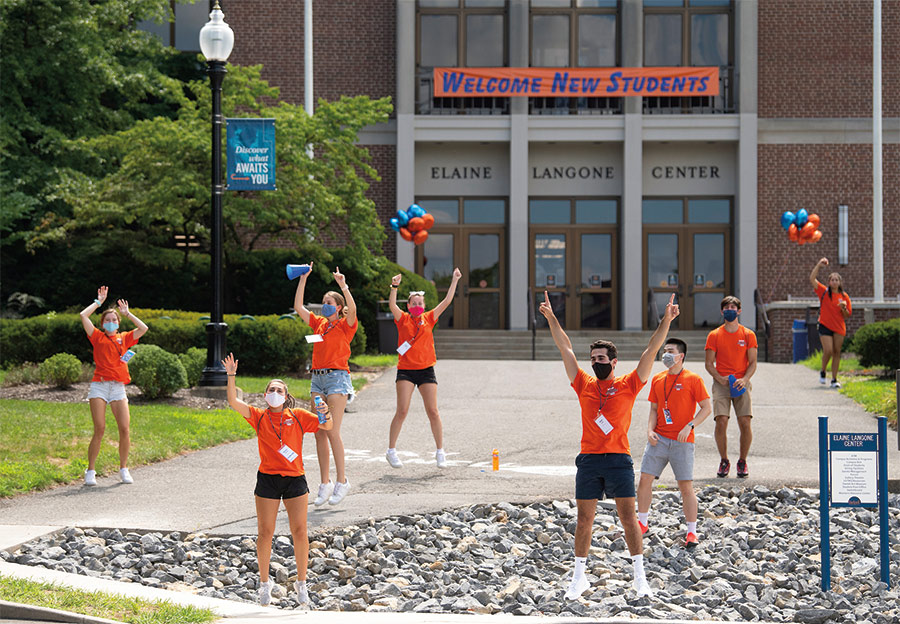Orientation assistants Orientation assistants cheer on new Bucknellians.