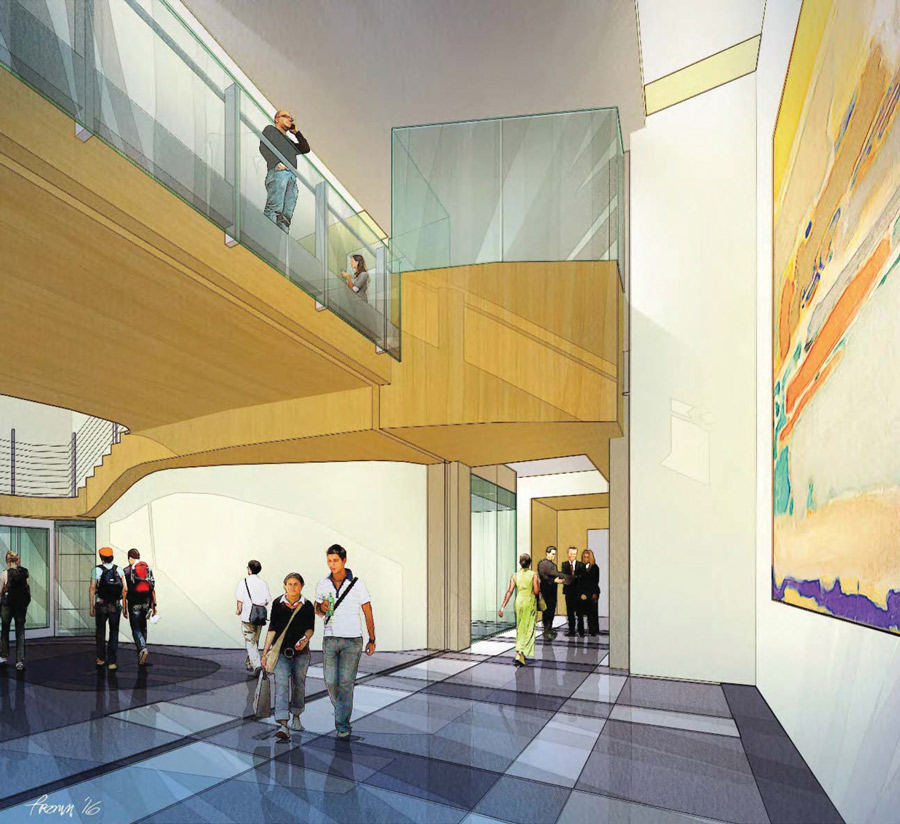 Academic East will blend contemporary elements and Bucknell's classic Collegiate Georgian architecture Academic East will blend contemporary elements and Bucknell's classic Collegiate Georgian architecture interior.