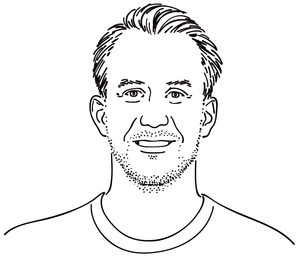 Illustration of Alex Nowlin ’14