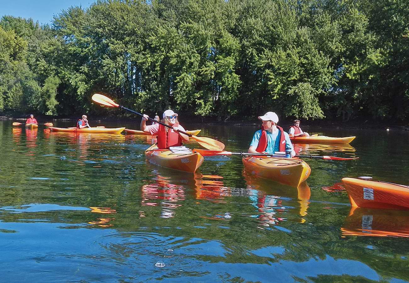 Geomorphology Geomorphology students traverse the Susquehanna