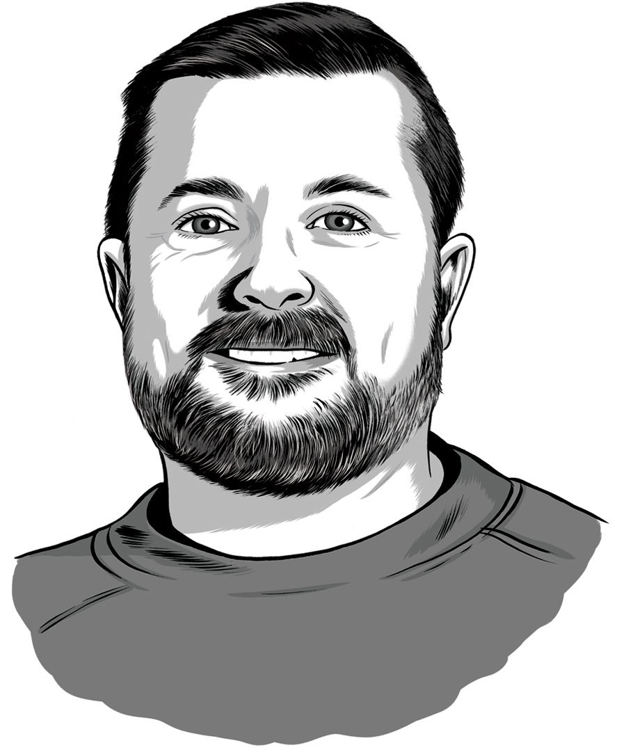 Jerry Shreck Illustration of Jerry Shreck