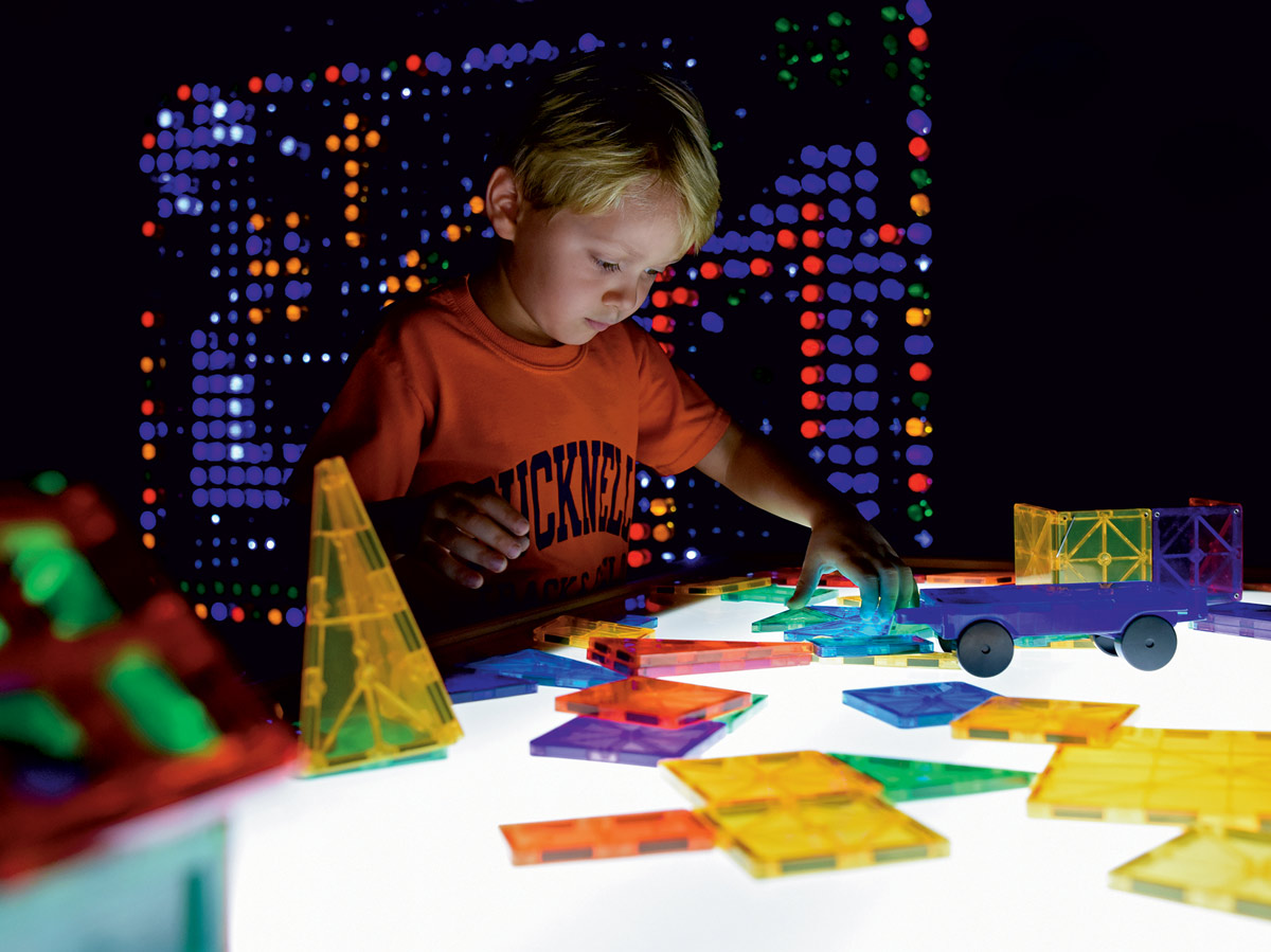 Conrad Shea An exhibit captivates Conrad Shea, 5, son of Terrance ’06 and Carly Graytock Shea ’00, at the Lewisburg Children’s Museum