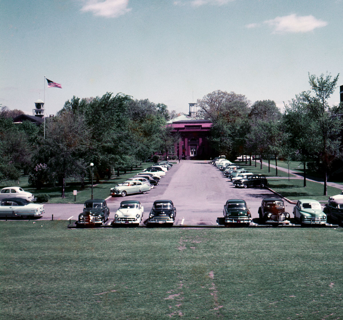 The current library opened in 1951