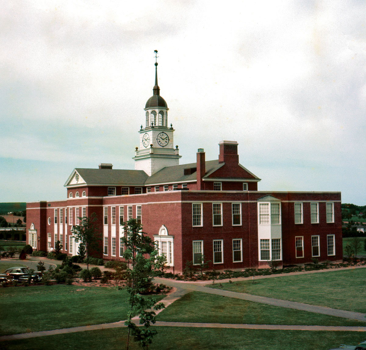 The Ellen Clarke Bertrand Library, which opened in 1951, cost $750,000 to build