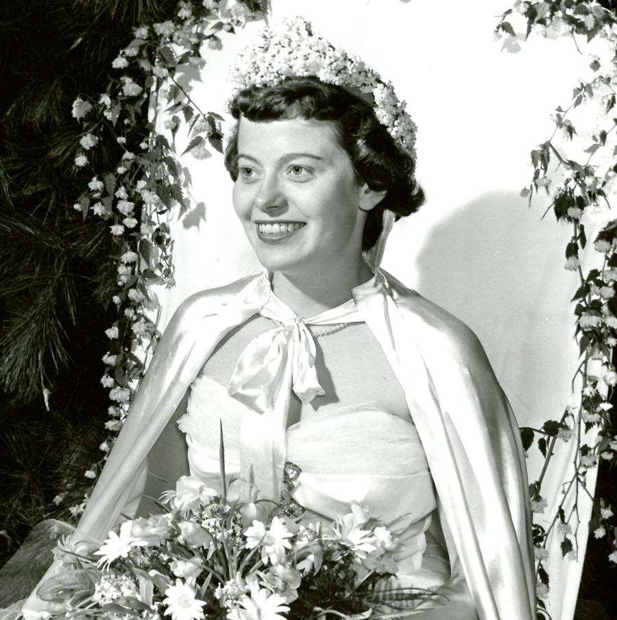 Sally Spencer ’53 May Queen: Sally Spencer ’53