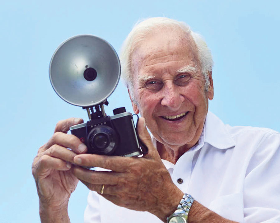 Norman Weber Norman Weber with his camera