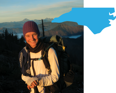 Christine Martens ’97 Christine Martens ’97 hiking the 2,650-mile Pacific Crest Trail
