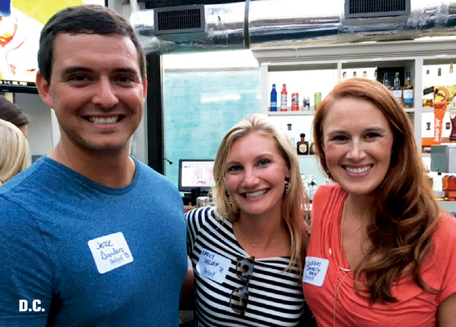 DC Three people together at the DC regional club