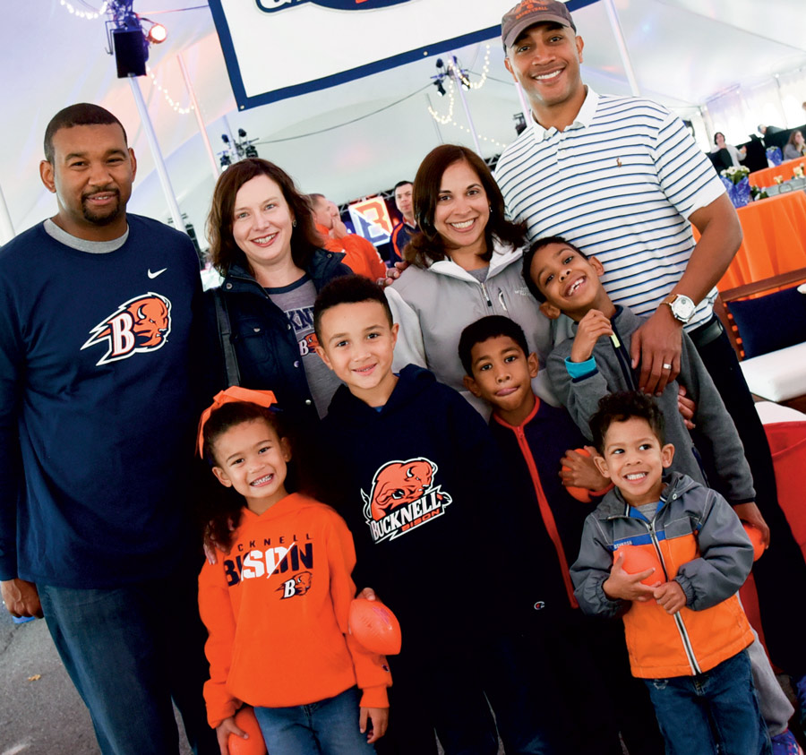 Bucknell Family family at a Bucknell event