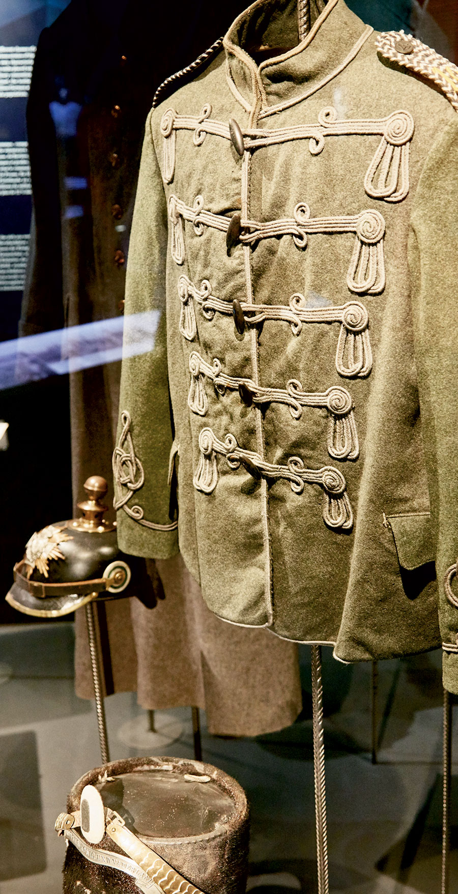 Soldier's uniform Soldier's uniform on display