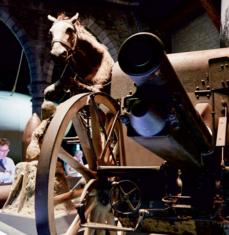 Horse and canon Horse and canon display