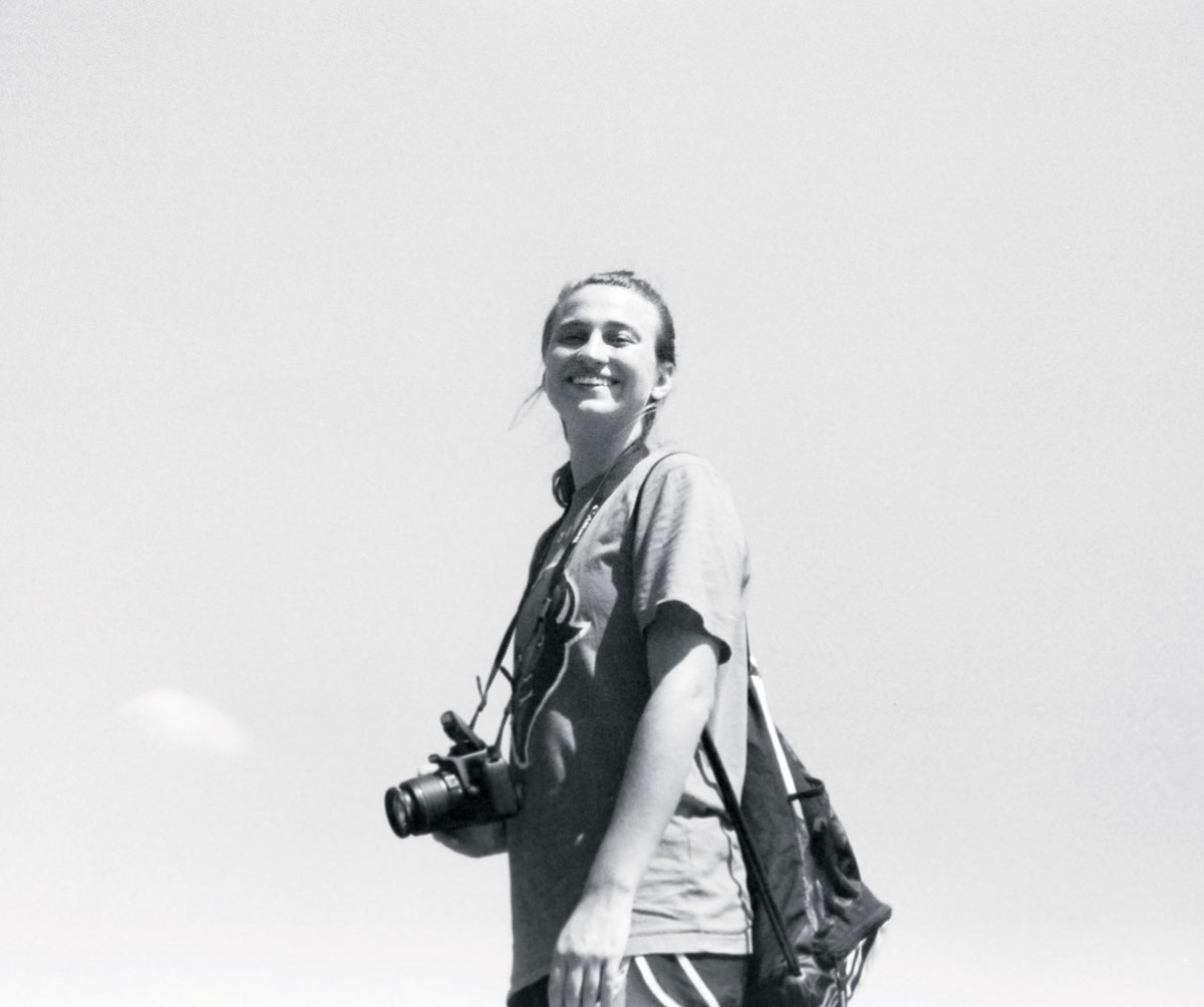 Photographer Photographer in black and white