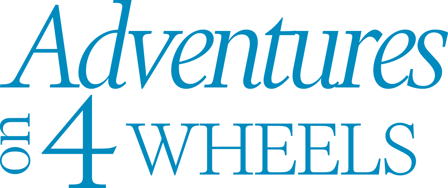 Adventures on 4 Wheels typography