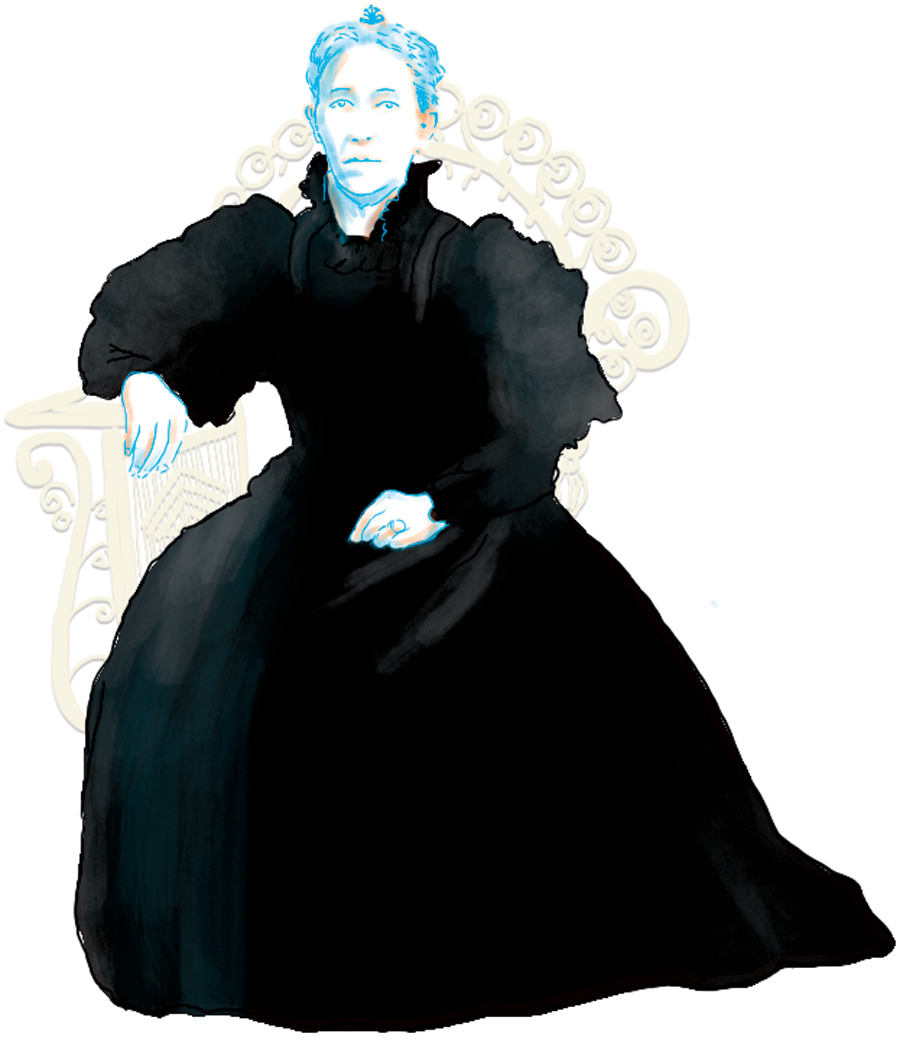 Illustration of Katherine Brown Larison