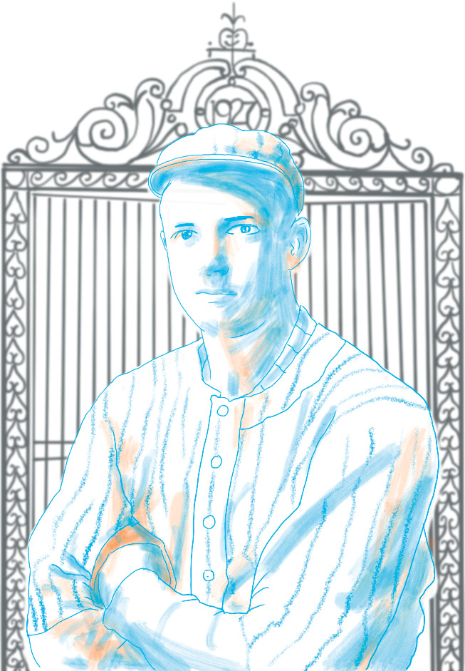 Illustration of Christy Mathewson Gates