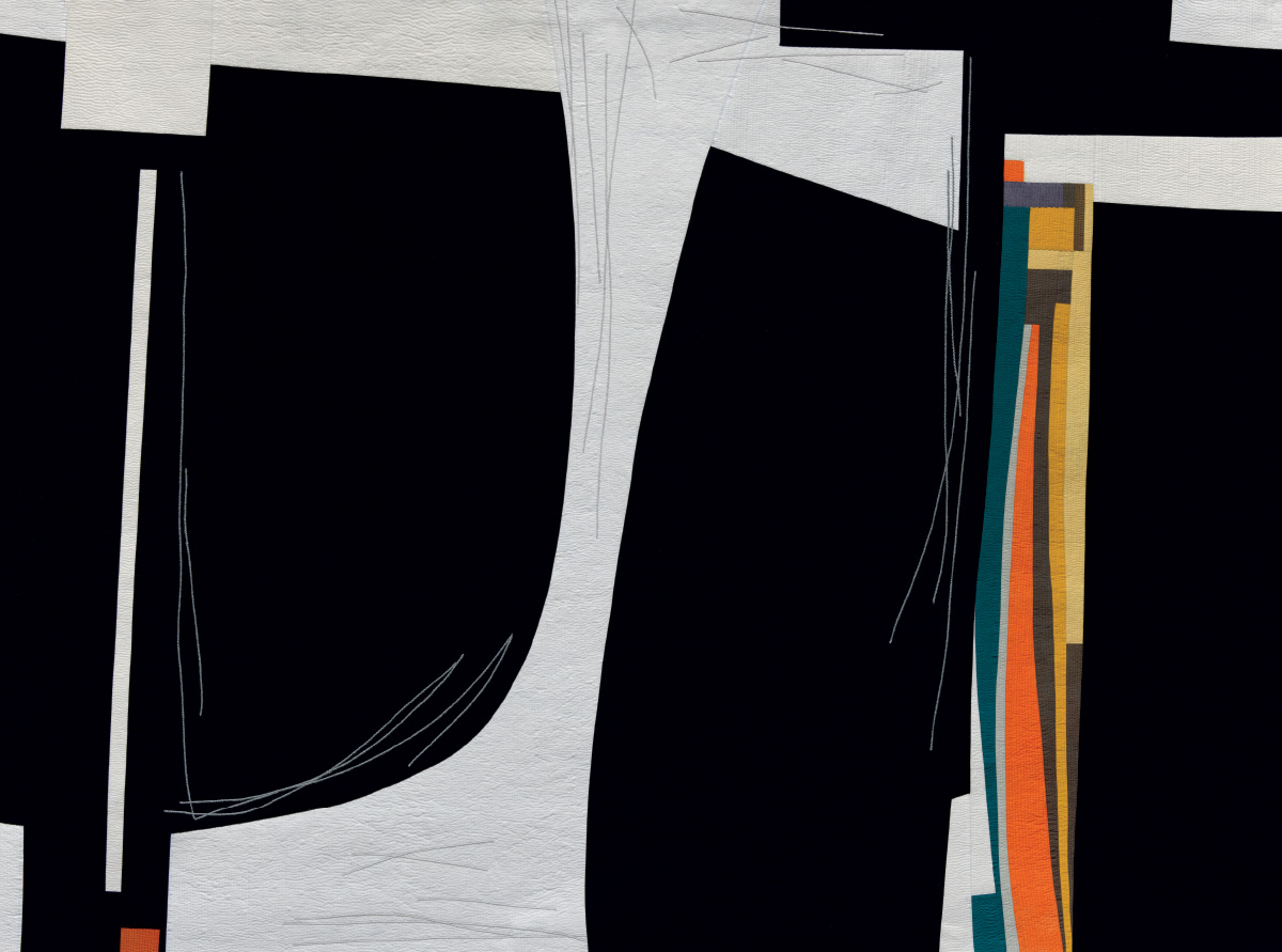 A Conversation won Schulz her second Best of Show award at Quilt National in 2019 Artwork