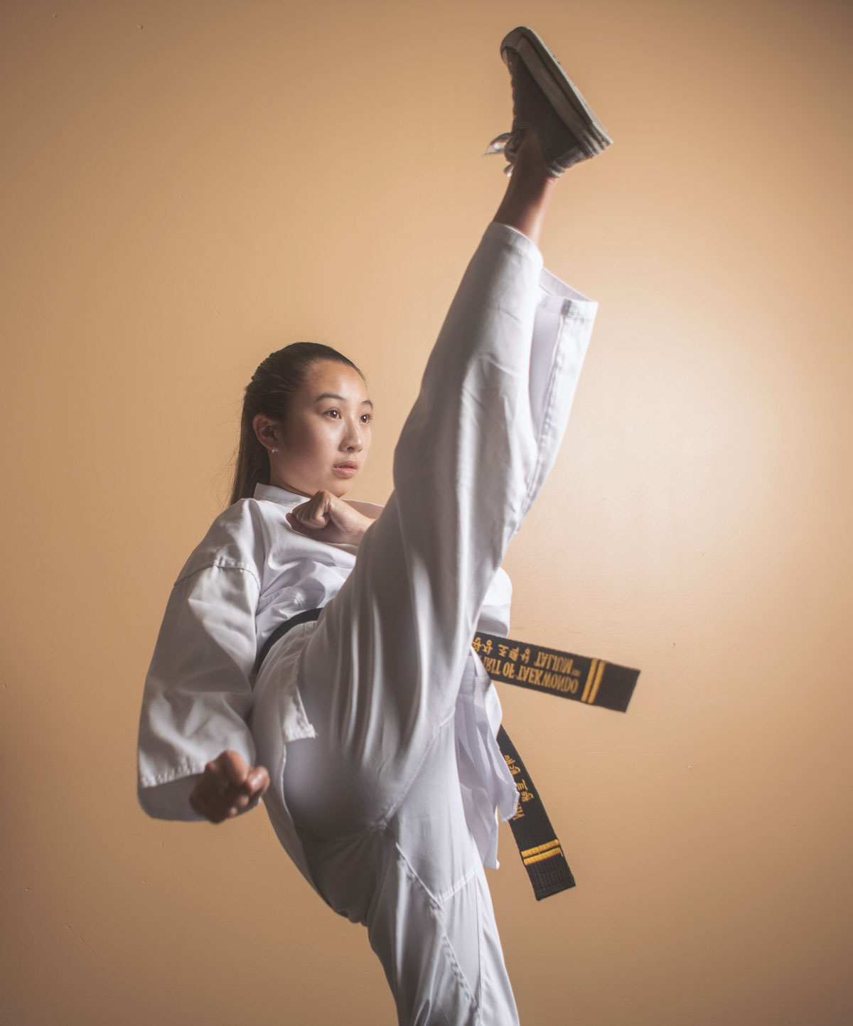 Meghan Tran ’25 Taekwondo helped Meghan Tran ’25 gain confidence.