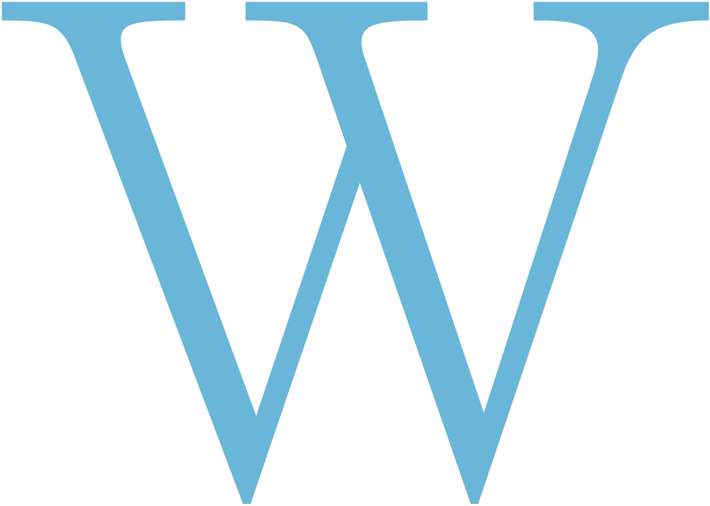 Dropcap The Letter W dropcap