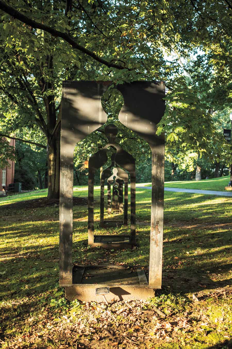 Steve Bass The Seven Generations sculpture has a controversial history.