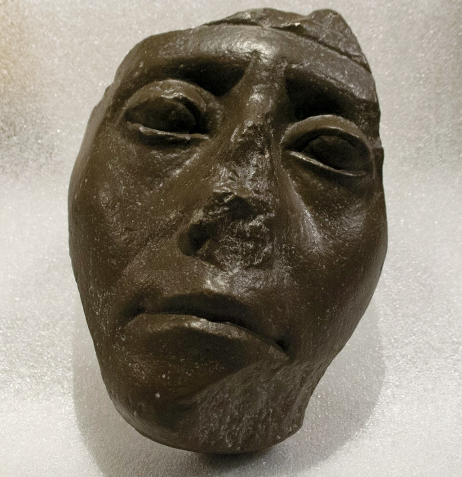 Cast of portrait of Egyptian King Senwosret III