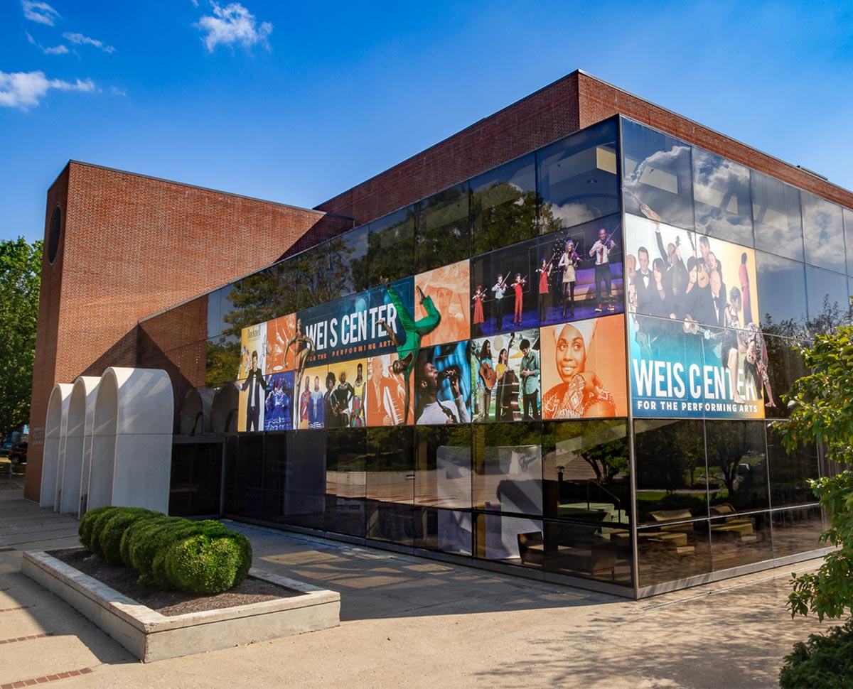 Catch a Concert outdoor view of the Weis Center