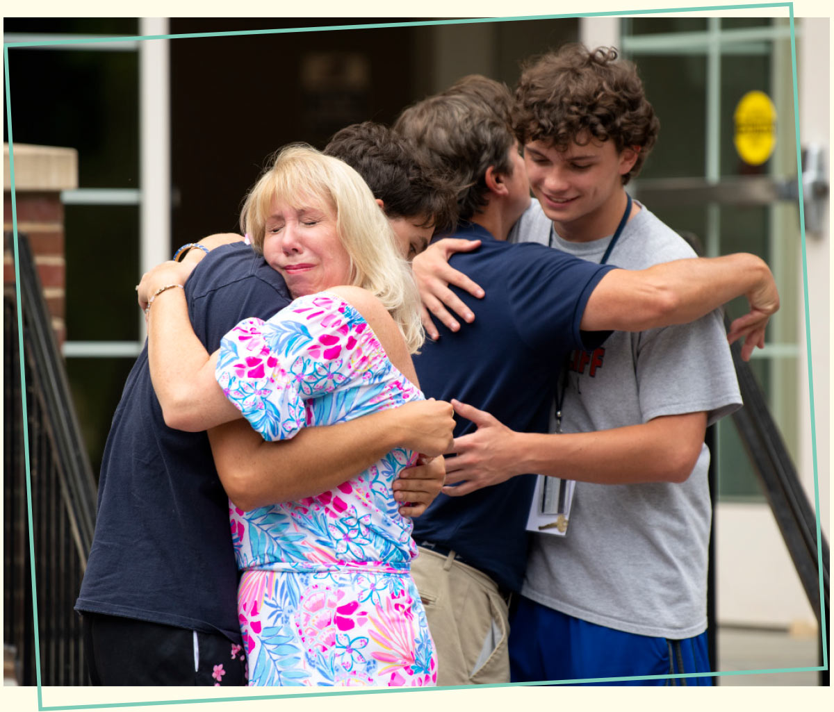 People hugging