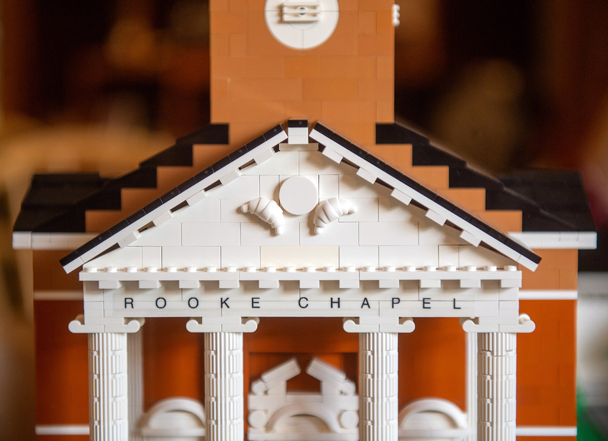 Rooke Chapel made out of legos