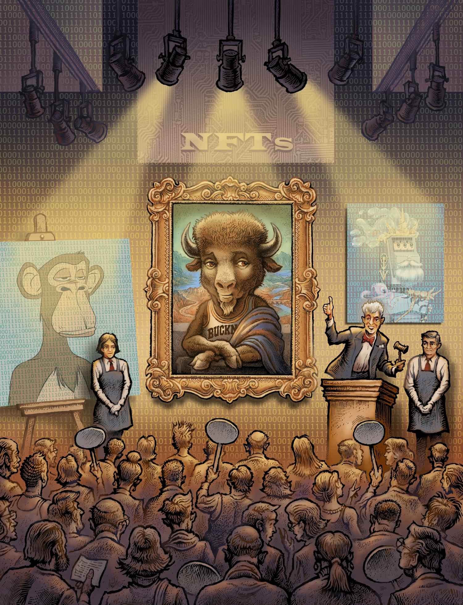 NFTs Auction Illustration