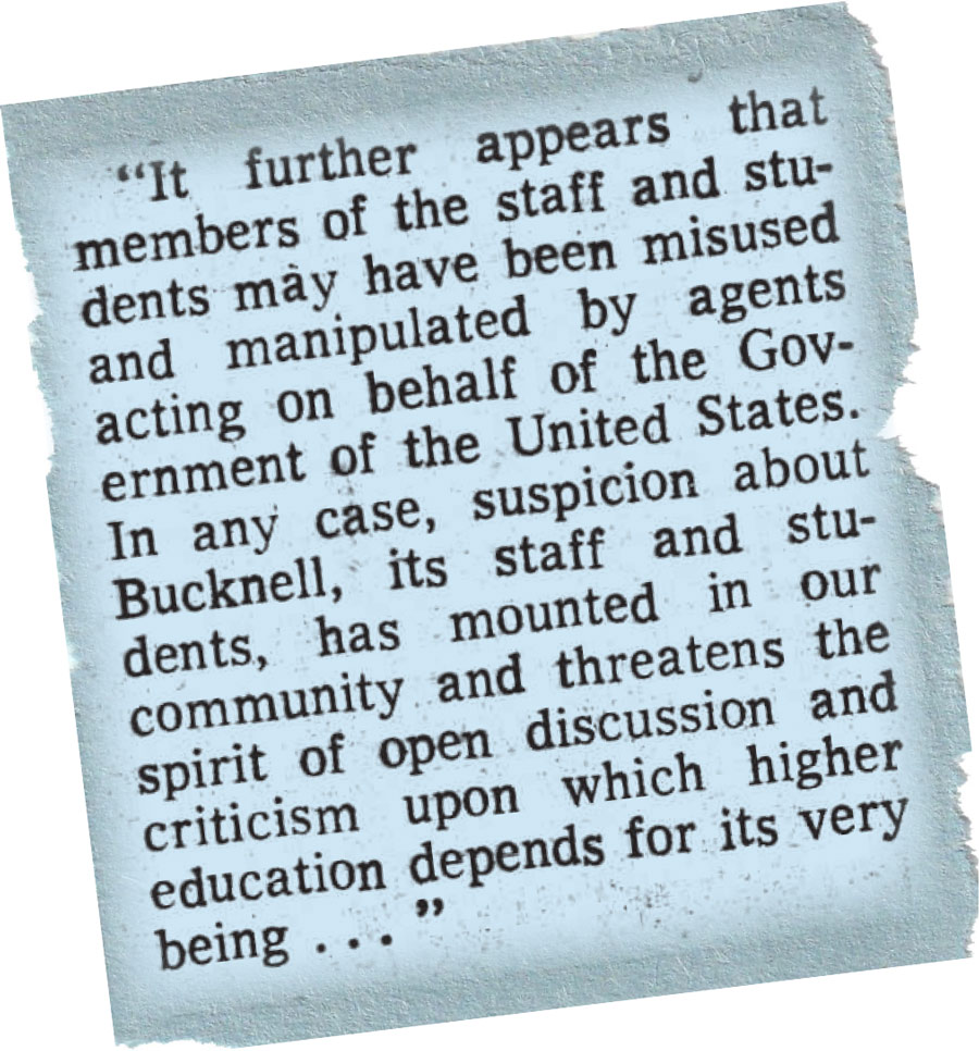 quote from Professor Gene Chenoweth in The Philadelphia Evening Bulletin