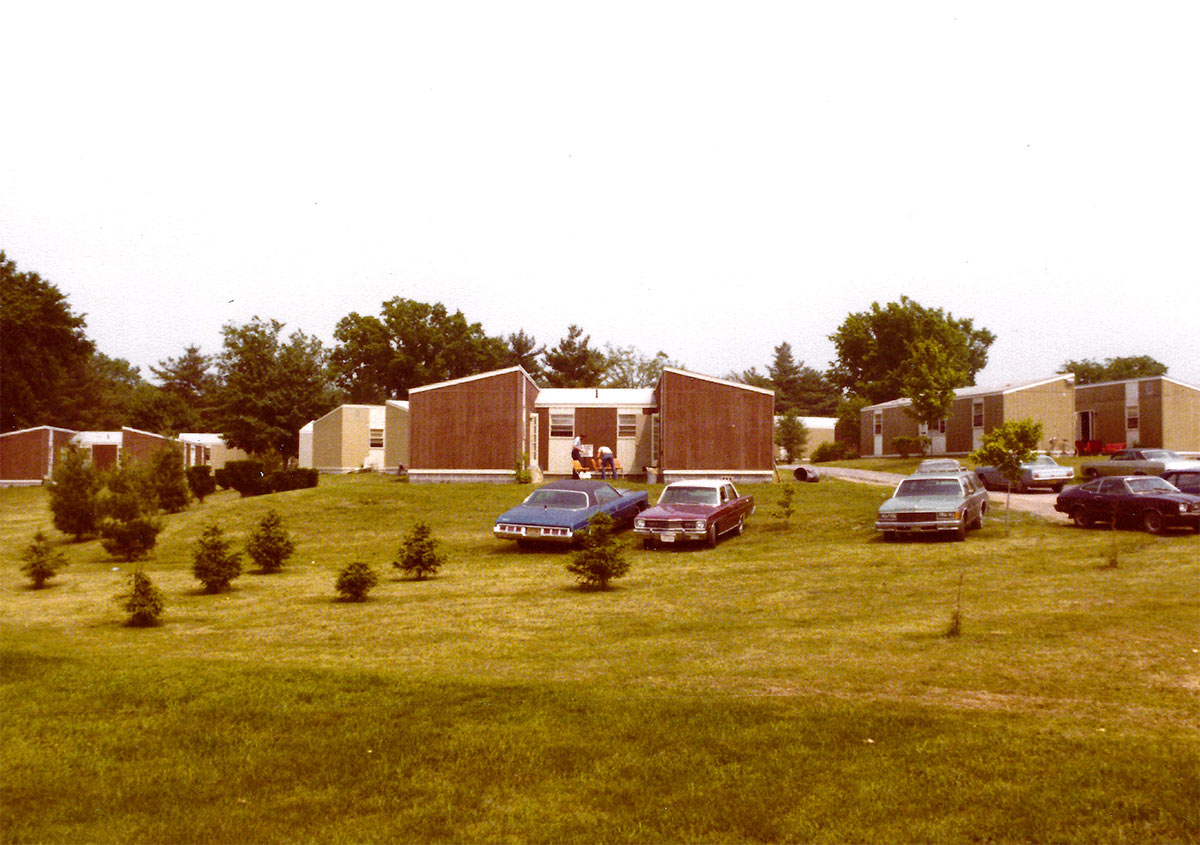 Just as the Mods offered spacious grounds for Frisbee and fun, the new housing complex will include outdoor recreation areas for social activities.